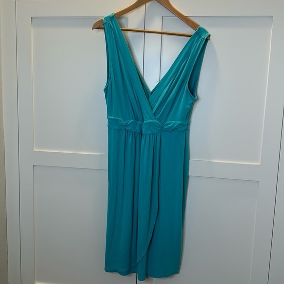Fresh Produce turquoise jersey summer tank style dress Size: Large - Picture 1 of 8